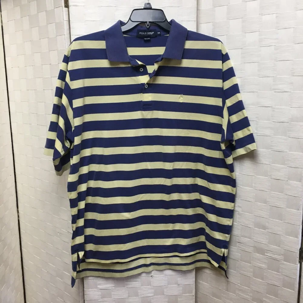 Vintage Polo Golf Ralph Lauren Striped Polo XXL